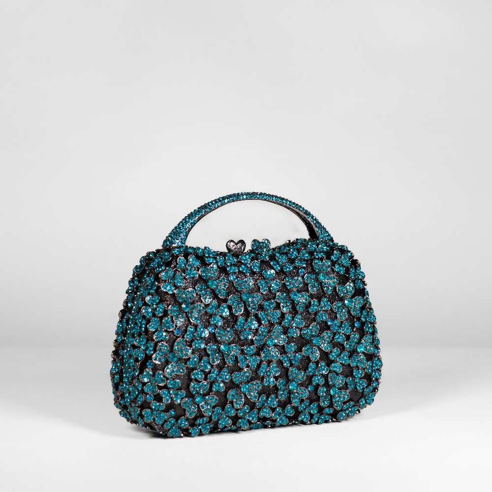 Crystal Top Handle Bag